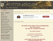 Tablet Screenshot of mystitchworld.com